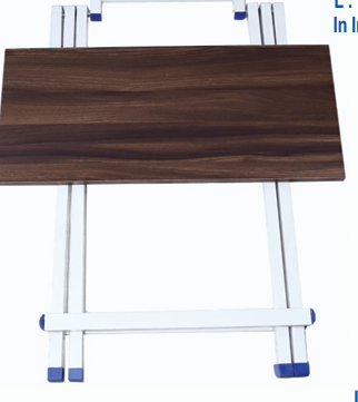 Study Table with Chrome Pipe